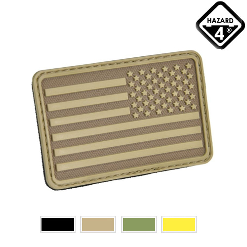 해저드포 USA 플래그 패치 /벨크로/밀리터리/택티컬 USA Flag (Right Arm) PAT-USA-R