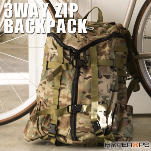 [HYPEROPS] 쓰리웨이집 백팩(3way zip backpack)