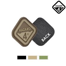 해저드포 다이아몬드 로고 패치 /벨크로/밀리터리/택티컬 Hazard 4® Diamond Logo PAT-H4-BLK